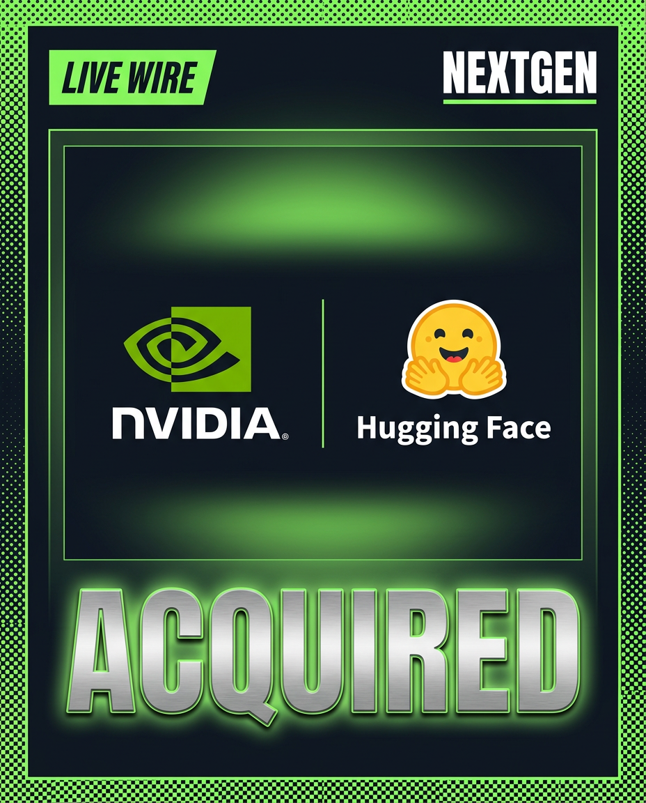 Nvidia nears a $12.9B acquisition of Hugging Face.