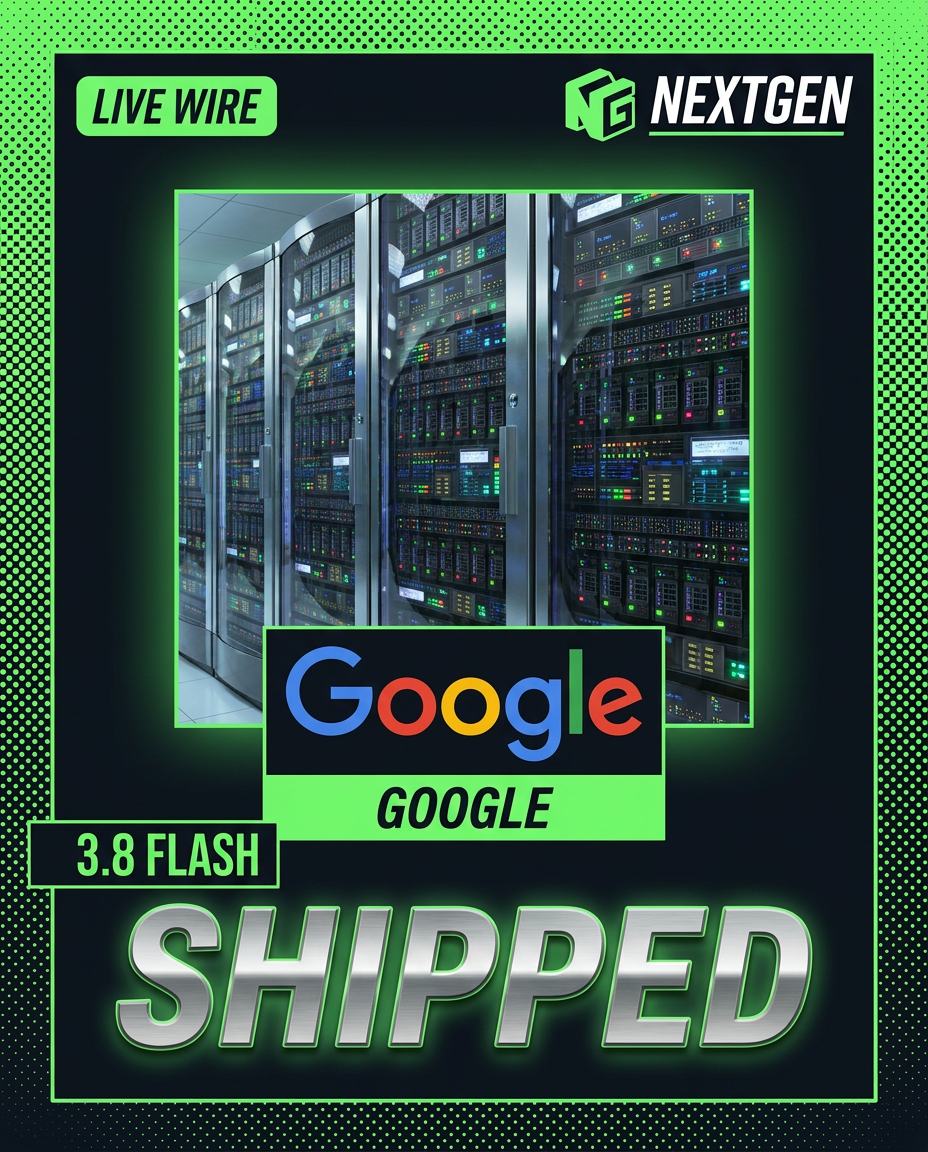 Google releases Gemini 3.8 Flash with warnings of higher inference costs.