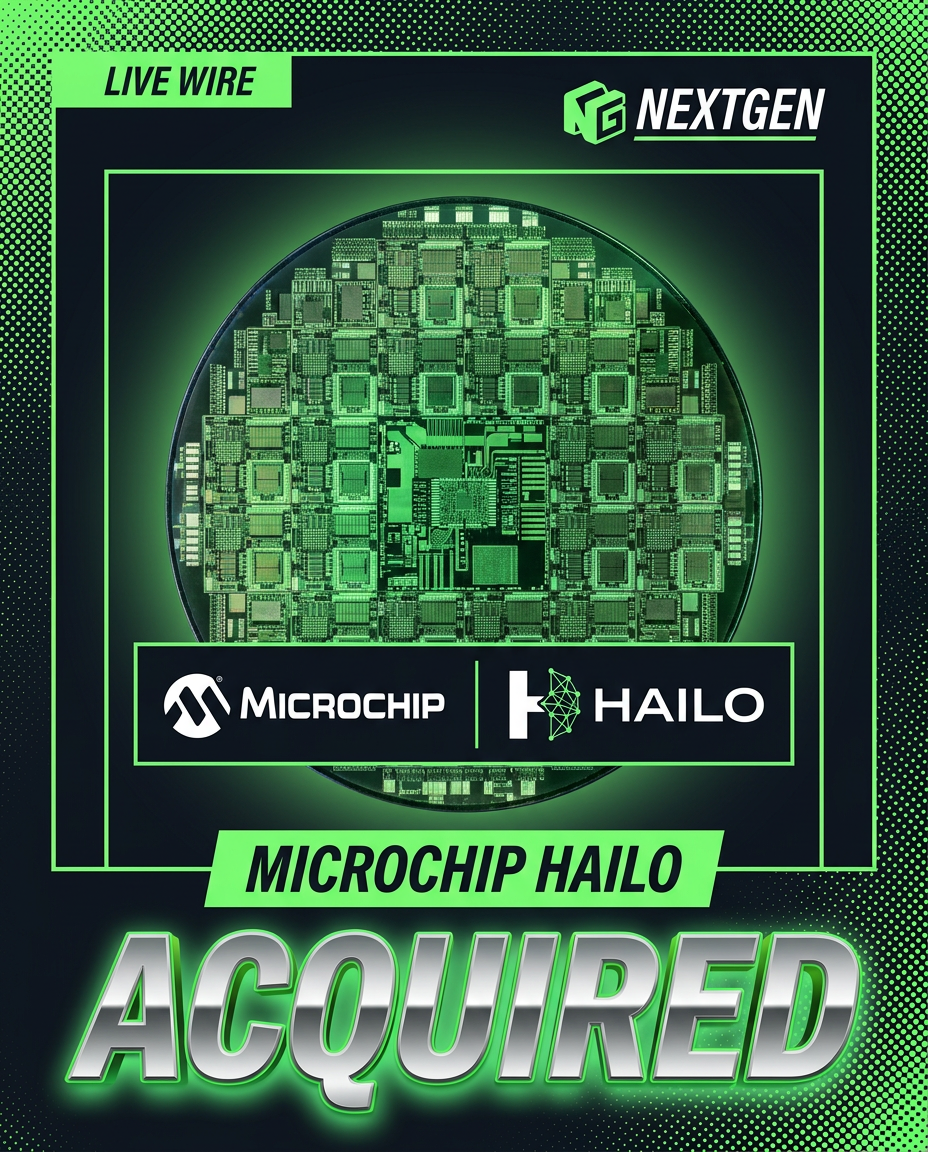 Microchip Technology absorbed Hailo to consolidate embedded AI silicon.