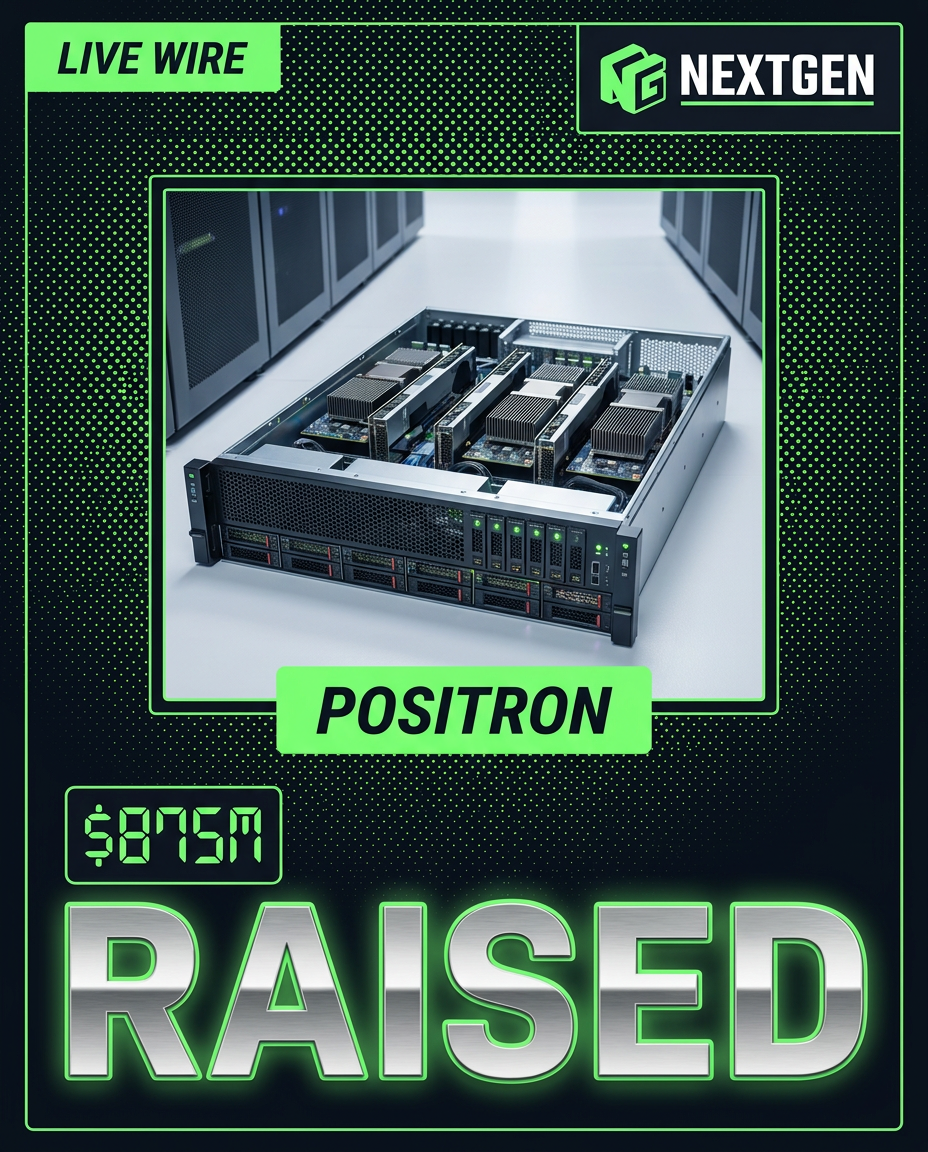 Positron raised 875 million dollars to take on enterprise AI inference workloads.