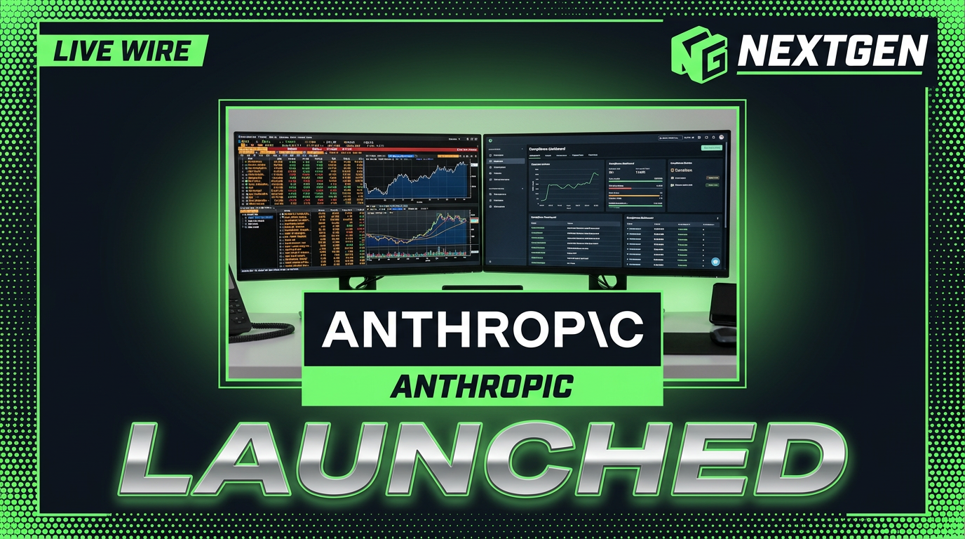 Anthropic targets wealth management with new vertical AI tools.