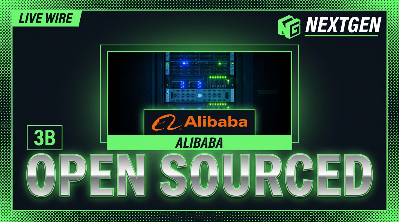 Alibaba open sources a 3B parameter agent.